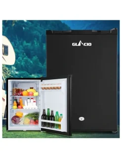 Glacio 80L Portable Fridge Freezer Bar Upright Camping Caravan 12V/24V/240V