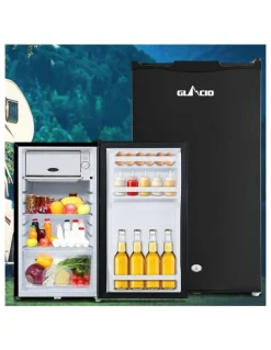 Glacio 95L Portable Fridge Freezer Bar Upright Camping Caravan 12V/24V/240V