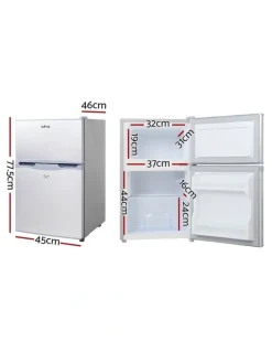 Glacio Portable Fridge Freezer Bar Upright Camping Caravan 12V/24V/240V 65L