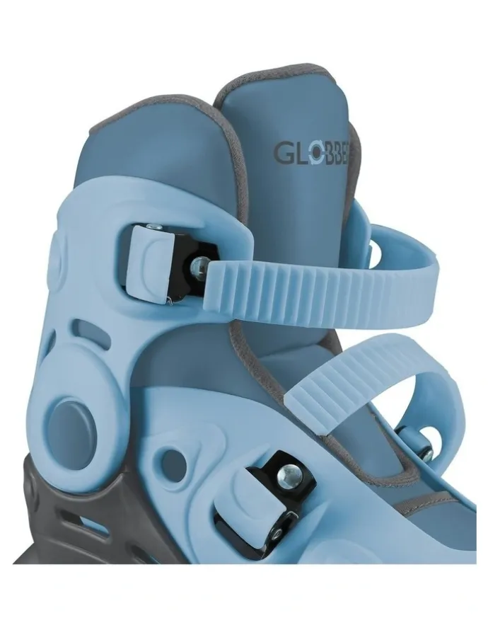 GLOBBER Learning Inline Skates 2in1 For Kids Size 30in33 in Ash Blue