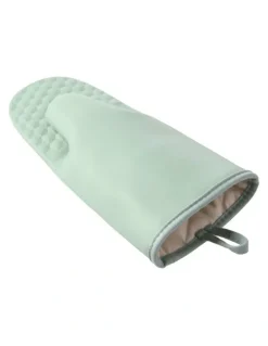 Gourmet Kitchen Modern Silicone Oven Mitt in Sage
