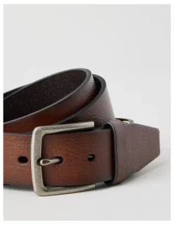 Grab Casual Leather Jean Belt Tan Belt Tan