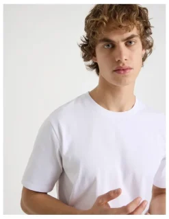 Grab Crew Neck T-Shirt in White