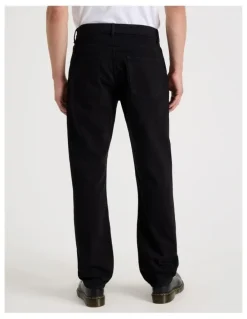 GRAB Regular Straight Jeans in Black