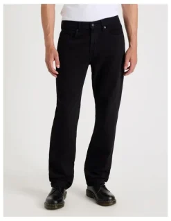GRAB Regular Straight Jeans in Black