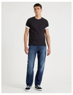 Grab Regular Straight Performance Jeans in Dark Denim
