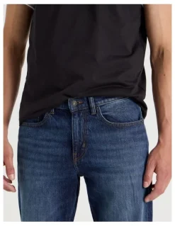Grab Regular Straight Performance Jeans in Dark Denim