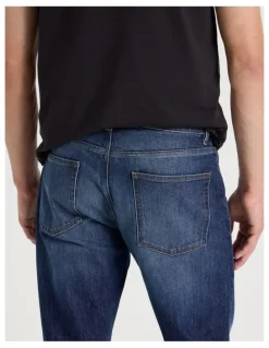 Grab Regular Straight Performance Jeans in Dark Denim
