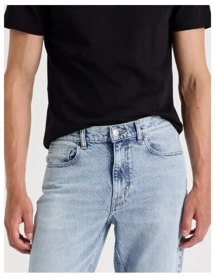 Grab Slim Bootcut Jeans in Light Blue
