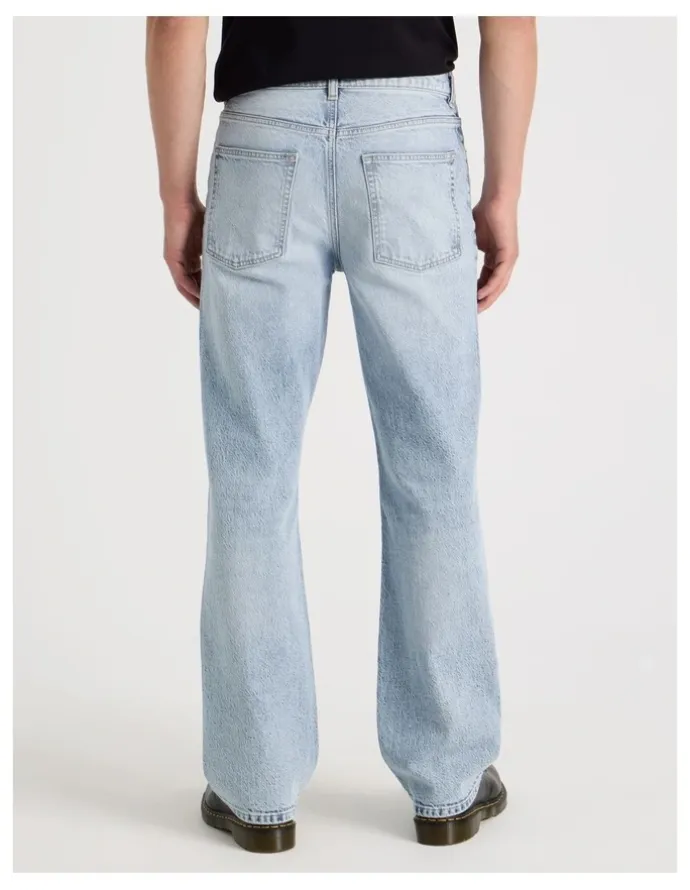 Grab Slim Bootcut Jeans in Light Blue