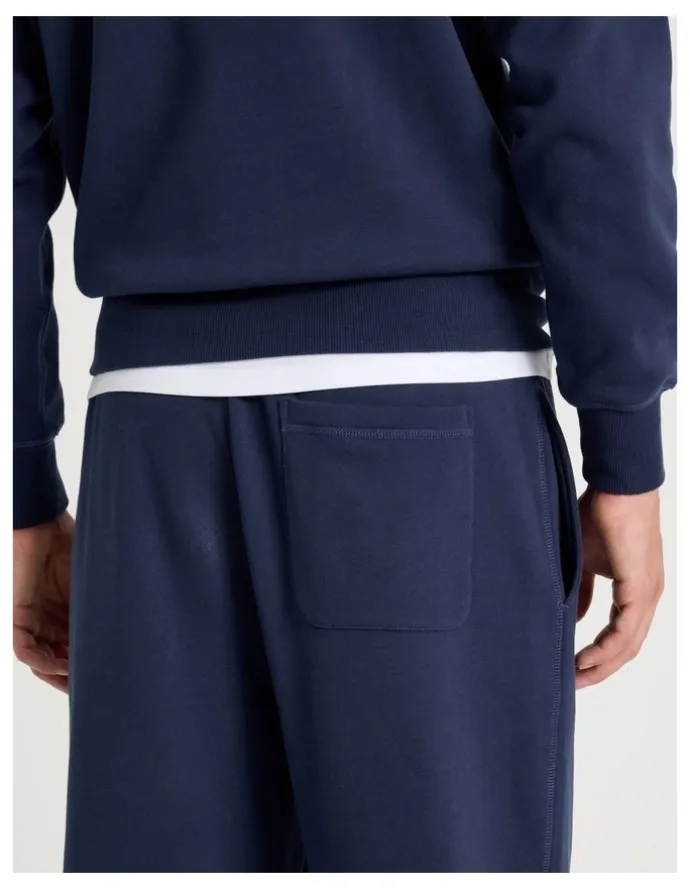 Grab Wide Leg Trackpant in Navy