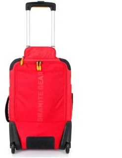 Granite Gear Granite Gear Wheeled Duffel Weekender Gym Travel Bag Red