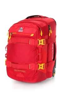 Granite Gear Granite Gear Wheeled Duffel Weekender Gym Travel Bag Red