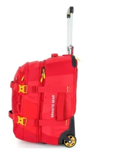 Granite Gear Granite Gear Wheeled Duffel Weekender Gym Travel Bag Red