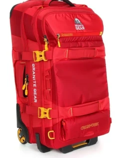 Granite Gear Wheeled Duffel Weekender Gym Travel Bag Red