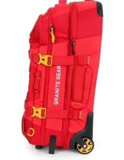 Granite Gear Wheeled Duffel Weekender Gym Travel Bag Red