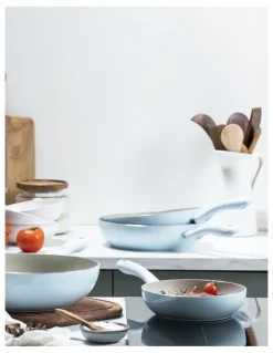 Greenpan Diamond twin frypan set 20/28cm Light Blue PFAS-free ceramic non-stick