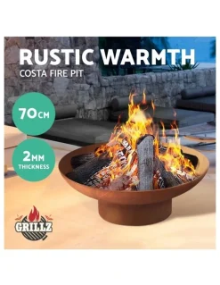 Grillz Rustic Fire Pit