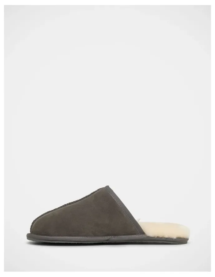 Grosby Adrian Scuff Slippers in Grey