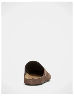 Grosby Albert Slippers in Chocolate