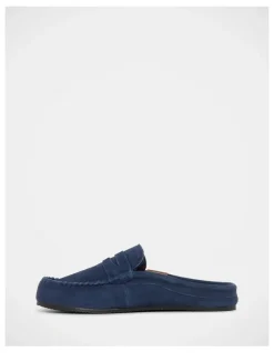 Grosby Bryce Slippers in Navy