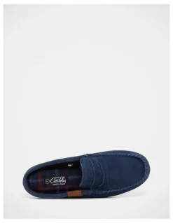 Grosby Bryce Slippers in Navy
