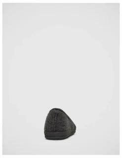 Grosby Douglas Slippers In Charcoal
