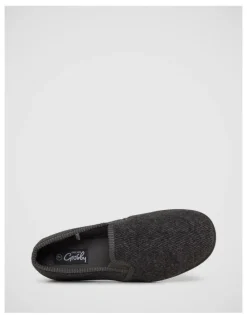 Grosby Douglas Slippers In Charcoal