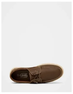 Grosby Memphis Boat Shoe in Oak