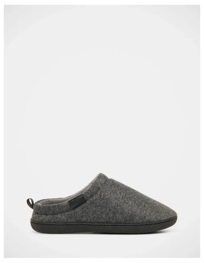 Grosby Rocky Slippers in Charcoal