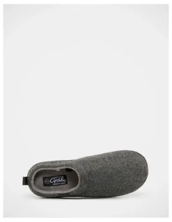 Grosby Rocky Slippers in Charcoal