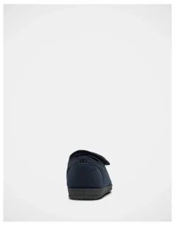 Grosby William Velcro Slippers in Navy