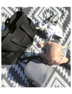 Gr8x Great Expectations Lulu Neoprene Tote Nappy Bag in Black