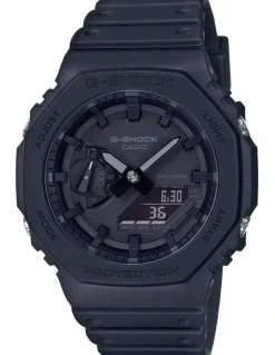 G-Shock Minimalist Black Analog-Digital Carbon Core Watch GA2100-1A1