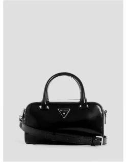 Guess Arnela Mini Satchel Bag in Black