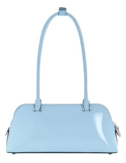 Guess Arnela Shoulder Satchel Bag in Sky Blue