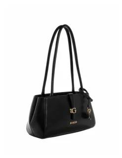 Guess Carrie Girlfriend Shoulder Satchel Bag in Black