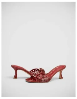 Guess Dagnee Heeled Sandals in Red
