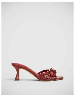 Guess Dagnee Heeled Sandals in Red