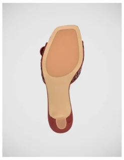Guess Dagnee Heeled Sandals in Red