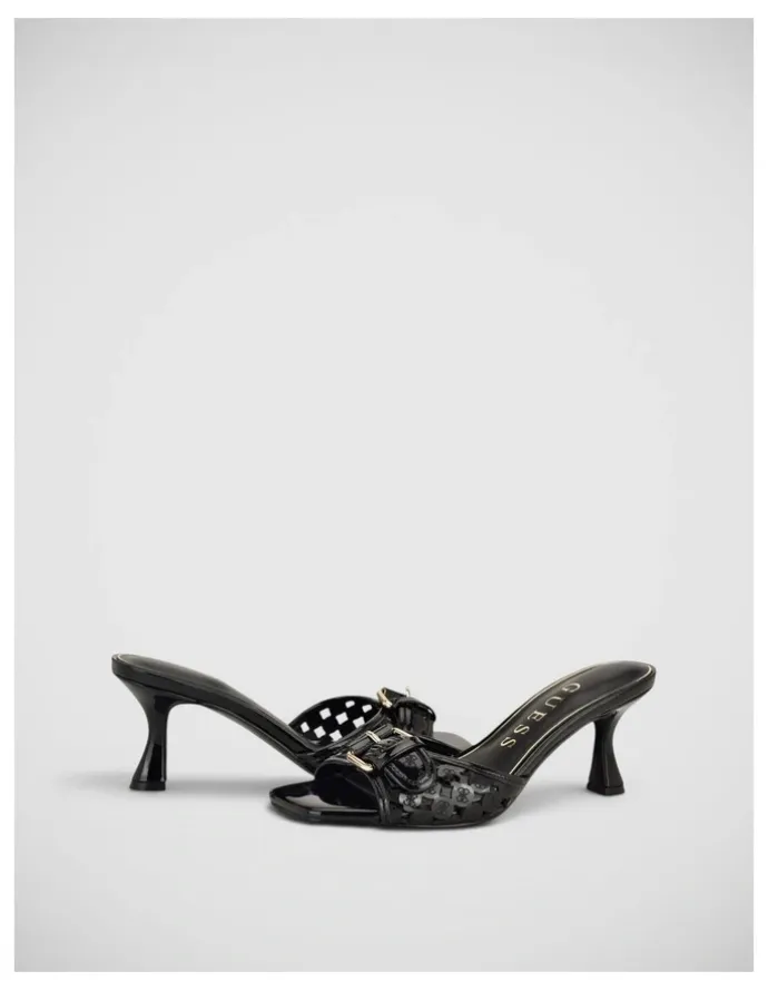Guess Dagnee Heeled Sandals in Black