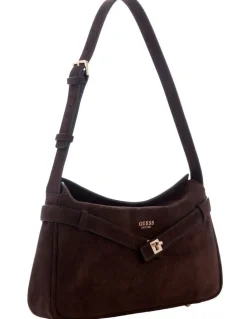 Guess Ella Satchel Bag in Espresso