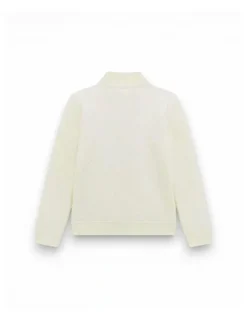 Guess Full Zip Jacket in White Jacquard