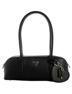 Guess Isobel Sml Satchel Bag IN Black