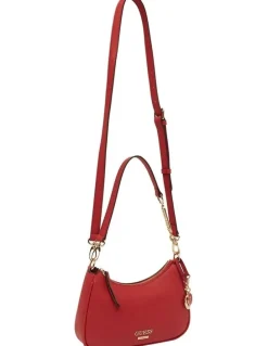 Guess Jozlyn Convertible Shoulder Bag in Red