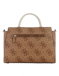 Guess Nolana Girlfriend Satchel Bag in Bone