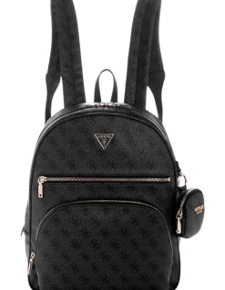 Guess Power Play Large Backpack in Black Logo