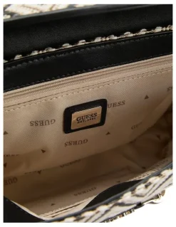Guess Sophia Mini Satchel Bag in Black