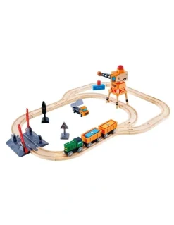 Hape Crossing & Crane Set