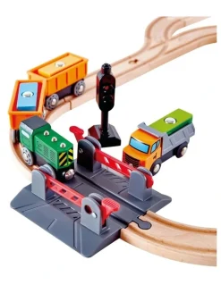 Hape Crossing & Crane Set